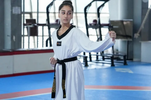 Azərbaycan Taekvondo Federasiyası dan imtahanı keçirib - FOTO