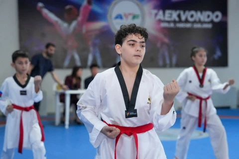 Azərbaycan Taekvondo Federasiyası dan imtahanı keçirib - FOTO