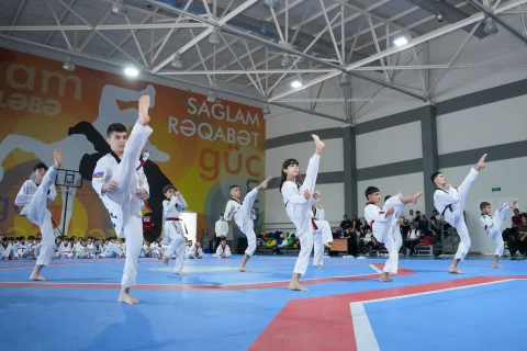Azərbaycan Taekvondo Federasiyası dan imtahanı keçirib - FOTO
