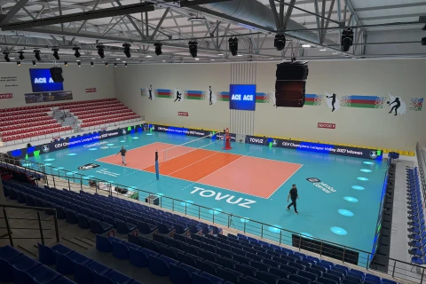 Tovuz Çempionlar Liqası matçına hazırdır - Arenada böyük dəyişikliklər - FOTO/VIDEO