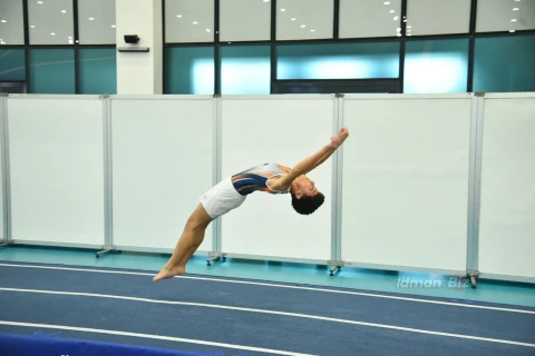 Batut gimnastikası və tamblinq üzrə ölkə birincilikləri keçirilir