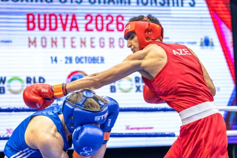 Boks üzrə U-19 dünya çempionatı: Azərbaycanın üç təmsilçisi qələbə qazanıb - FOTO