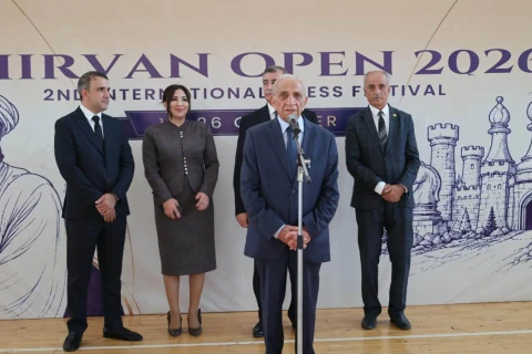 “Shirvan Open 2026” Beynəlxalq Şahmat Festivalının açılış mərasimi baş tutub - FOTO