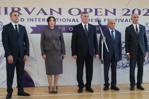 “Shirvan Open 2026” Beynəlxalq Şahmat Festivalının açılış mərasimi baş tutub - FOTO