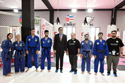 Lökbatanda yeni idman zalı açıldı - Fərid Qayıbov mərasimdə iştirak etdi