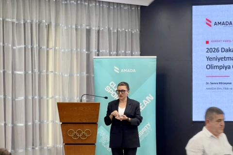 Yeniyetmələrin Yay Olimpiya Oyunlarında iştirak edəcək Azərbaycan komandası ilə görüş keçirilib - FOTO