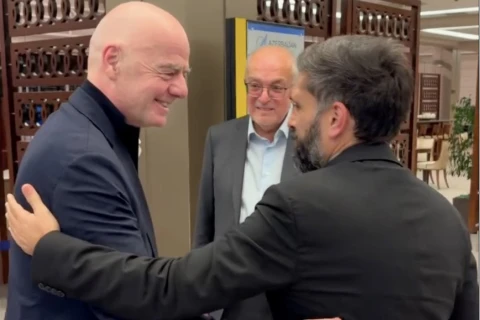 FIFA prezidenti yenidən Bakıda: İnfantino dünya çempionatı ərəfəsində Azərbaycana gəldi