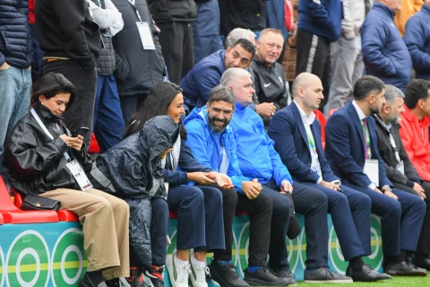 AFFA prezidenti FIFA U-15 Dünya Çempionatı və Festivalı çərçivəsində millimizin növbəti oyununu izləyib - FOTO