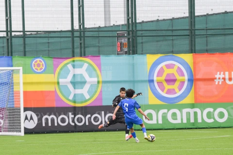 AFFA prezidenti FIFA U-15 Dünya Çempionatı və Festivalı çərçivəsində millimizin növbəti oyununu izləyib - FOTO