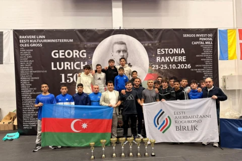 Azərbaycan güləşçiləri Estoniyada beynəlxalq turnirin qalibi olublar