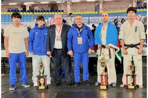 Karateçilərimiz Belçikada keçirilən Avropa çempionatında üç medal qazanıblar