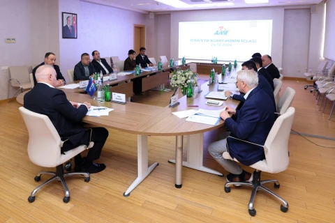 Azərbaycan Velosiped İdmanı Federasiyasının İcraiyyə Komitəsinin iclası keçirilib - FOTO