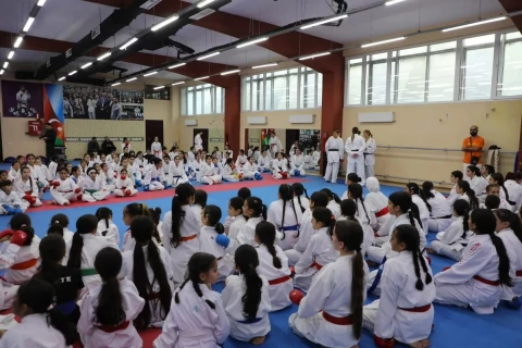 Bakıda 200-dən çox qadın karateçinin iştirakı ilə seminar keçirilib - FOTO