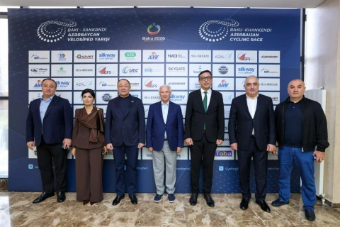 Azərbaycan və Özbəkistanın idman nazirləri Respublika Velotrekində olublar - FOTO