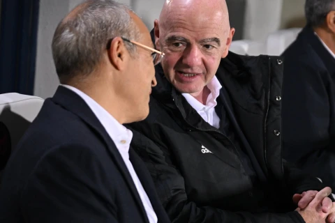 FIFA prezidenti “Sabah” - “Qarabağ” matçından paylaşım edib - FOTO