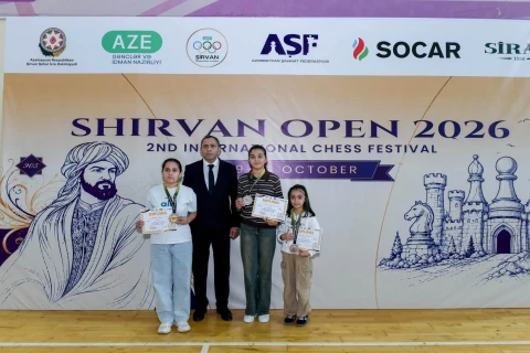 “Shirvan Open 2026” şahmat festivalına yekun vuruldu - FOTO