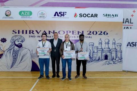 “Shirvan Open 2026” şahmat festivalına yekun vuruldu - FOTO