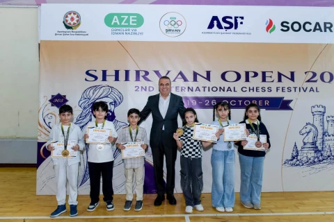 “Shirvan Open 2026” şahmat festivalına yekun vuruldu - FOTO