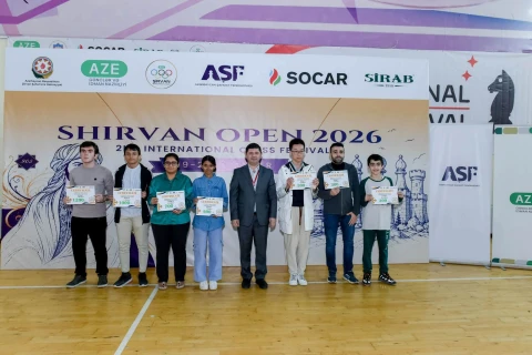 “Shirvan Open 2026” şahmat festivalına yekun vuruldu - FOTO