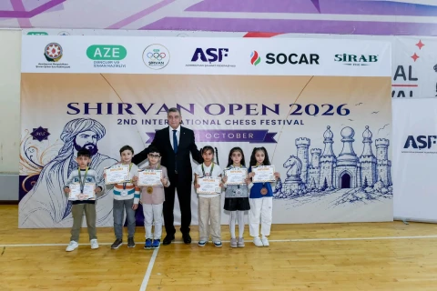 “Shirvan Open 2026” şahmat festivalına yekun vuruldu - FOTO