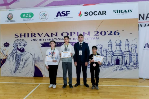 “Shirvan Open 2026” şahmat festivalına yekun vuruldu - FOTO