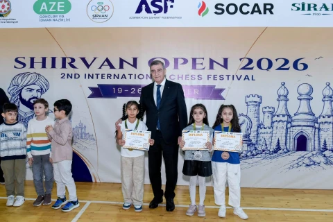 “Shirvan Open 2026” şahmat festivalına yekun vuruldu - FOTO