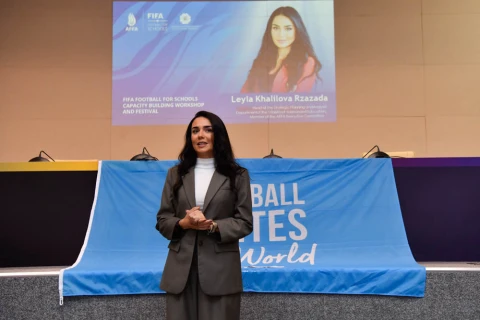 FIFA nümayəndələri Bakıda fiziki tərbiyə müəllimləri üçün seminar keçiriblər