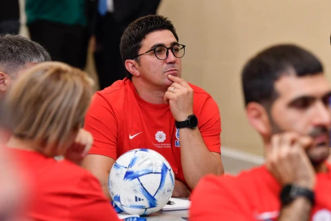 FIFA nümayəndələri Bakıda fiziki tərbiyə müəllimləri üçün seminar keçiriblər
