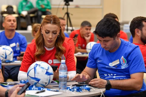 FIFA nümayəndələri Bakıda fiziki tərbiyə müəllimləri üçün seminar keçiriblər