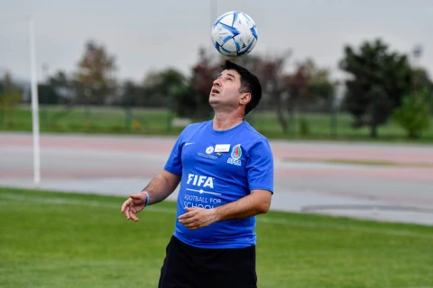 FIFA nümayəndələri Bakıda fiziki tərbiyə müəllimləri üçün seminar keçiriblər