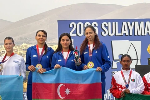 Azərbaycanın qadın oxatanları Asiya Kubokunda qızıl medal qazandılar
