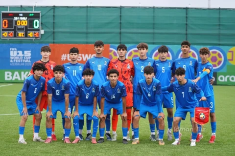 Azərbaycan futbol millisi FIFA U-15 dünya çempionatı və festivalında bu gün sonuncu matçına çıxacaq