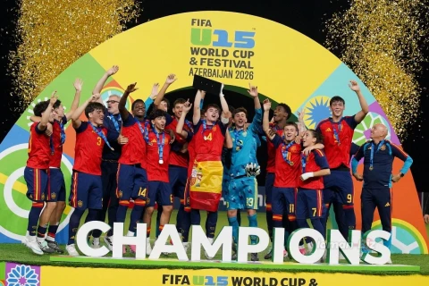 FIFA U-15 Dünya Çempionatı Bakıda möhtəşəm bədii proqramla yekunlaşıb