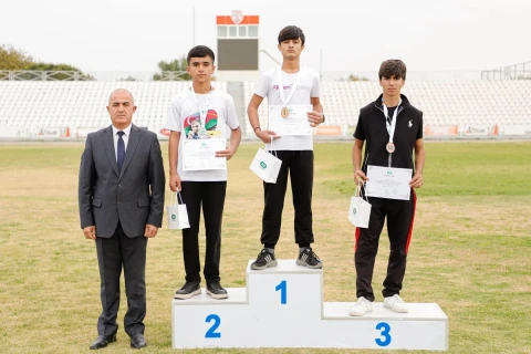 Naxçıvanda məktəblilər arasında atletika birinciliyi keçirilib - FOTO