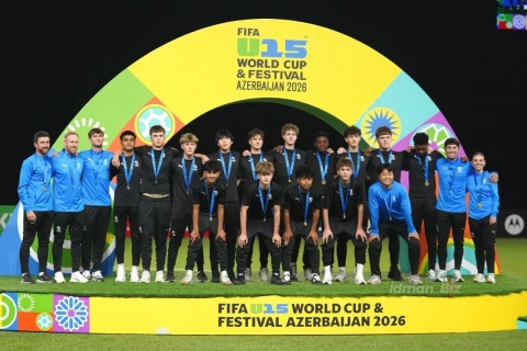 FIFA U-15 Dünya Çempionatı Bakıda möhtəşəm bədii proqramla yekunlaşıb