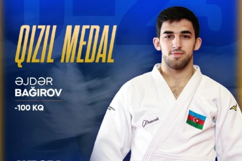Аждар Багиров завоевал золотую медаль на чемпионате Европы U-23 в Неаполе